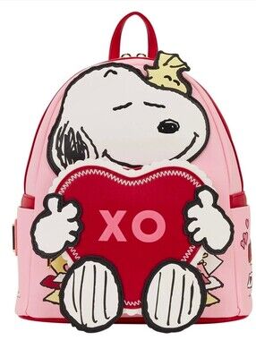 Loungefly Peanuts Snoopy Valentine's Day Mini Backpack NWT
